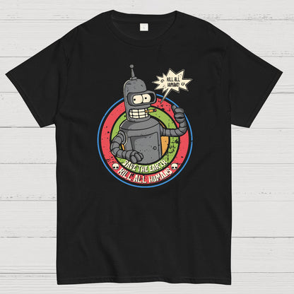 Save The Earth And Kill All Humans Nerdy T-Shirt