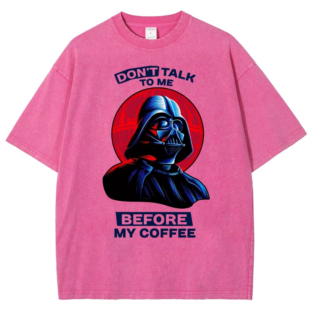 Don’t Talk to Me Before Coffee Vintage Distressed T-shirt