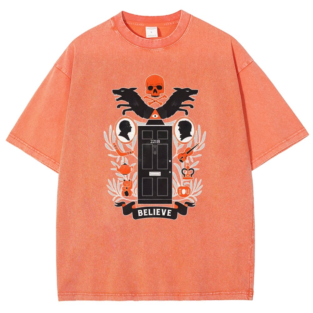 221b Elm St Vintage Distressed T-shirt