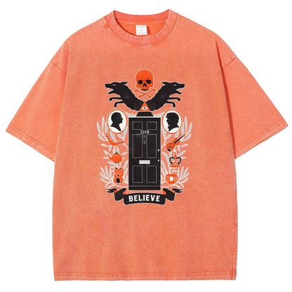 221b Elm St Vintage Distressed T-shirt