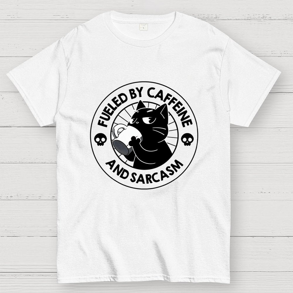 Fueled By Caffeine Geek T-Shirt
