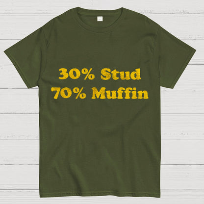 30% Stud 70%Muffin Funny T-Shirt
