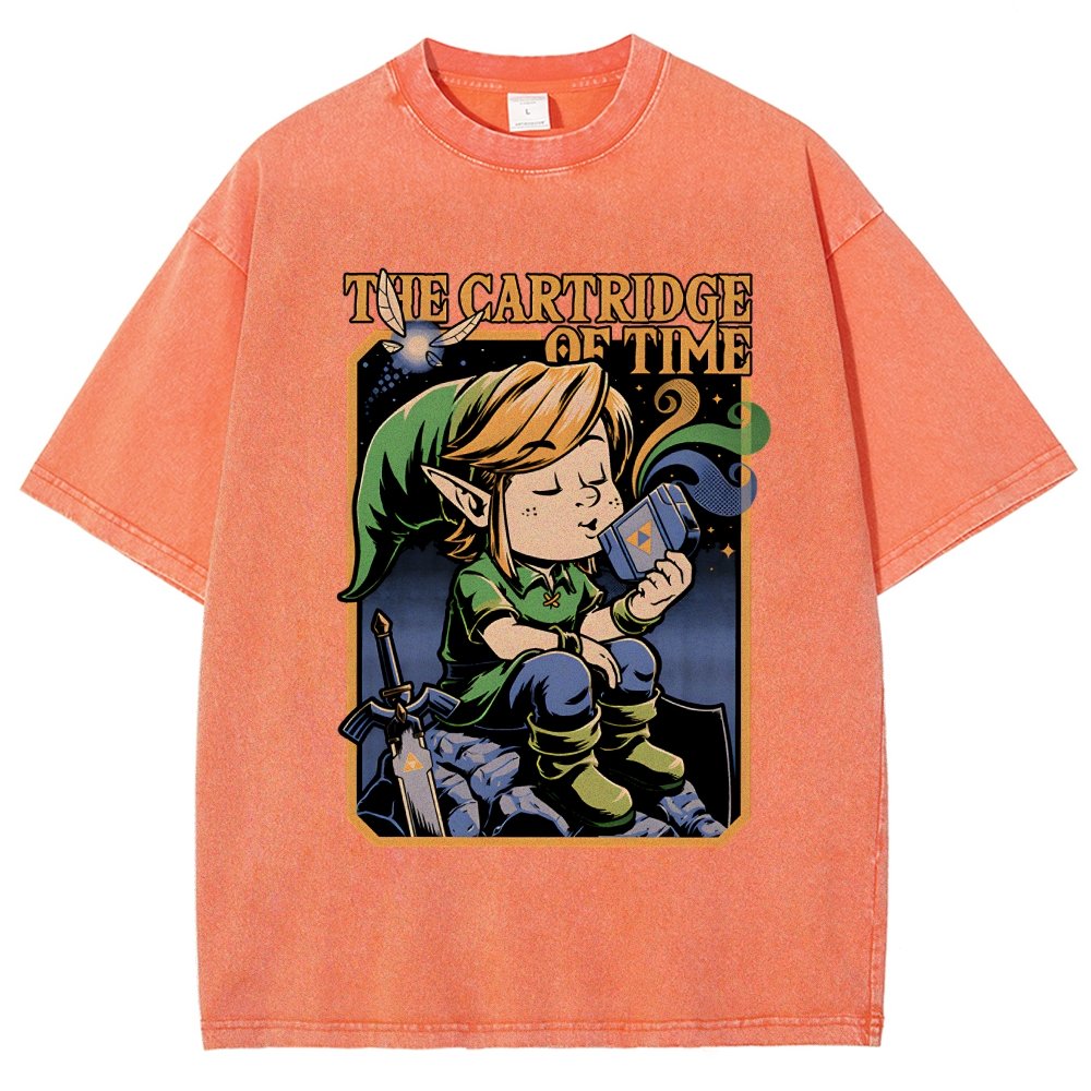 Vintage Game Elf Vintage Distressed T-shirt