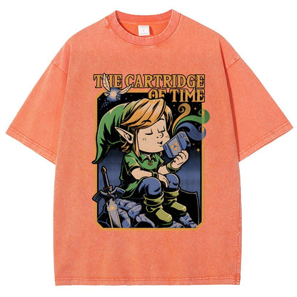 Vintage Game Elf Vintage Distressed T-shirt