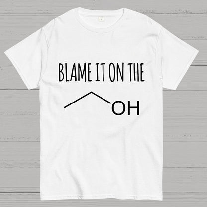 Blame It On The Alcohol Geeky T-Shirt