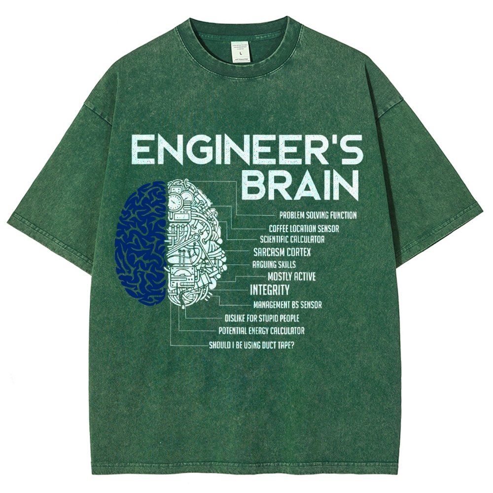Funny Engineer Vintage Distressed T-shirt