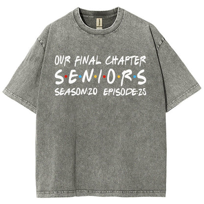 Our Final Chapter Seniors 2025 Vintage Distressed T-shirt