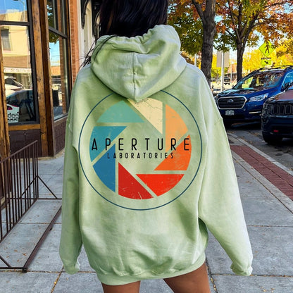 Aperture Printed Back Unisex Cotton Hoodie