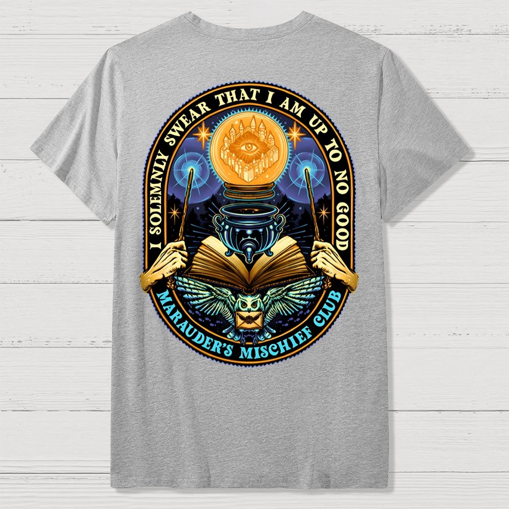 Mischief Club Front And Back Printing Geek T-Shirt