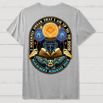 Mischief Club Front And Back Printing Geek T-Shirt