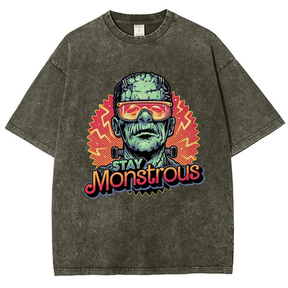 Stay Monstrous Vintage Distressed T-shirt