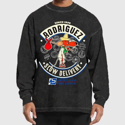 Slowpoke Delivery Service Washed Long Sleeve Tee