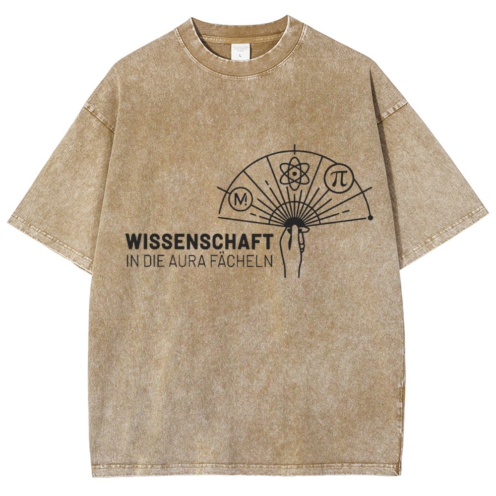 Wissenschaft in die Aura fächeln Vintage Distressed T-shirt