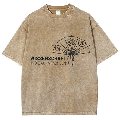 Wissenschaft in die Aura fächeln Vintage Distressed T-shirt