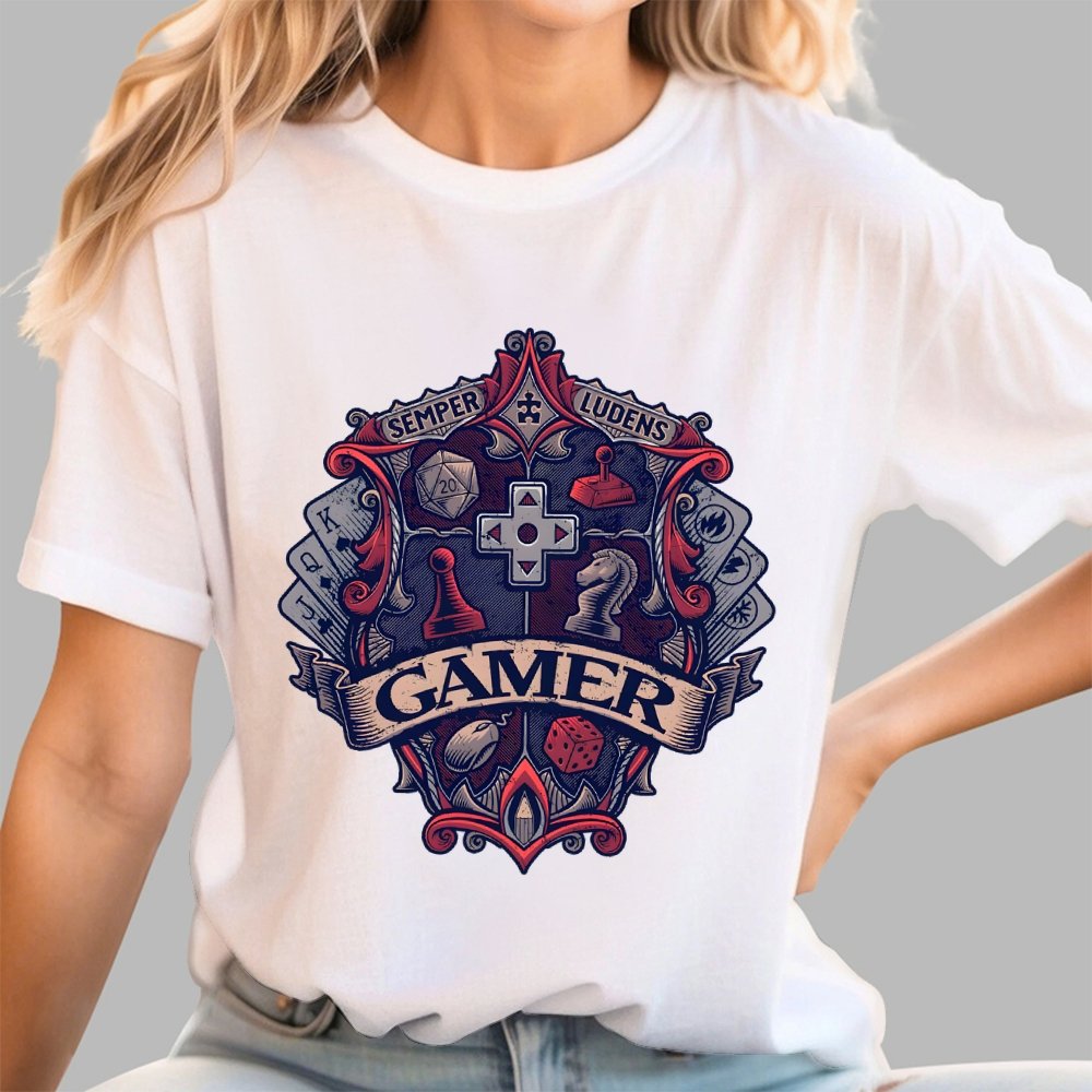 Gamer Crest Geek T-Shirt