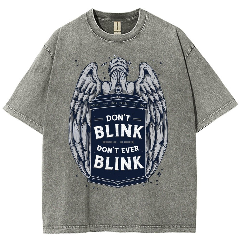 Don't Blink Vintage Distressed T-shirt