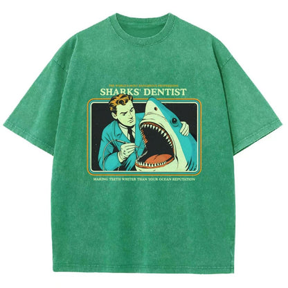 Sharks Dentist Vintage Distressed T-shirt