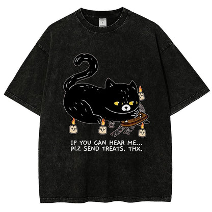 Send Treats Thx Vintage Distressed T-shirt