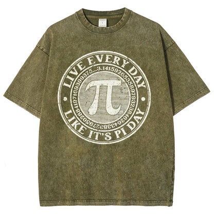 Vintage Pi Day Vintage Distressed T-shirt