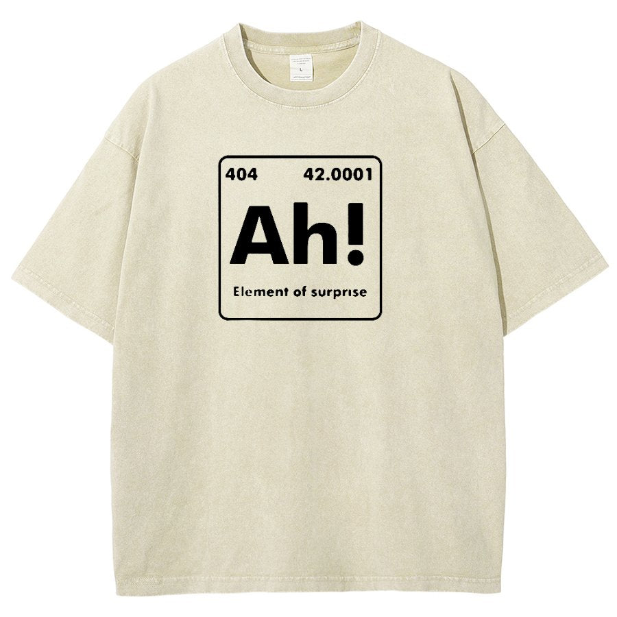 Ah! The Element Of Surprise Vintage Distressed T-shirt