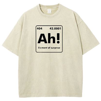 Ah! The Element Of Surprise Vintage Distressed T-shirt