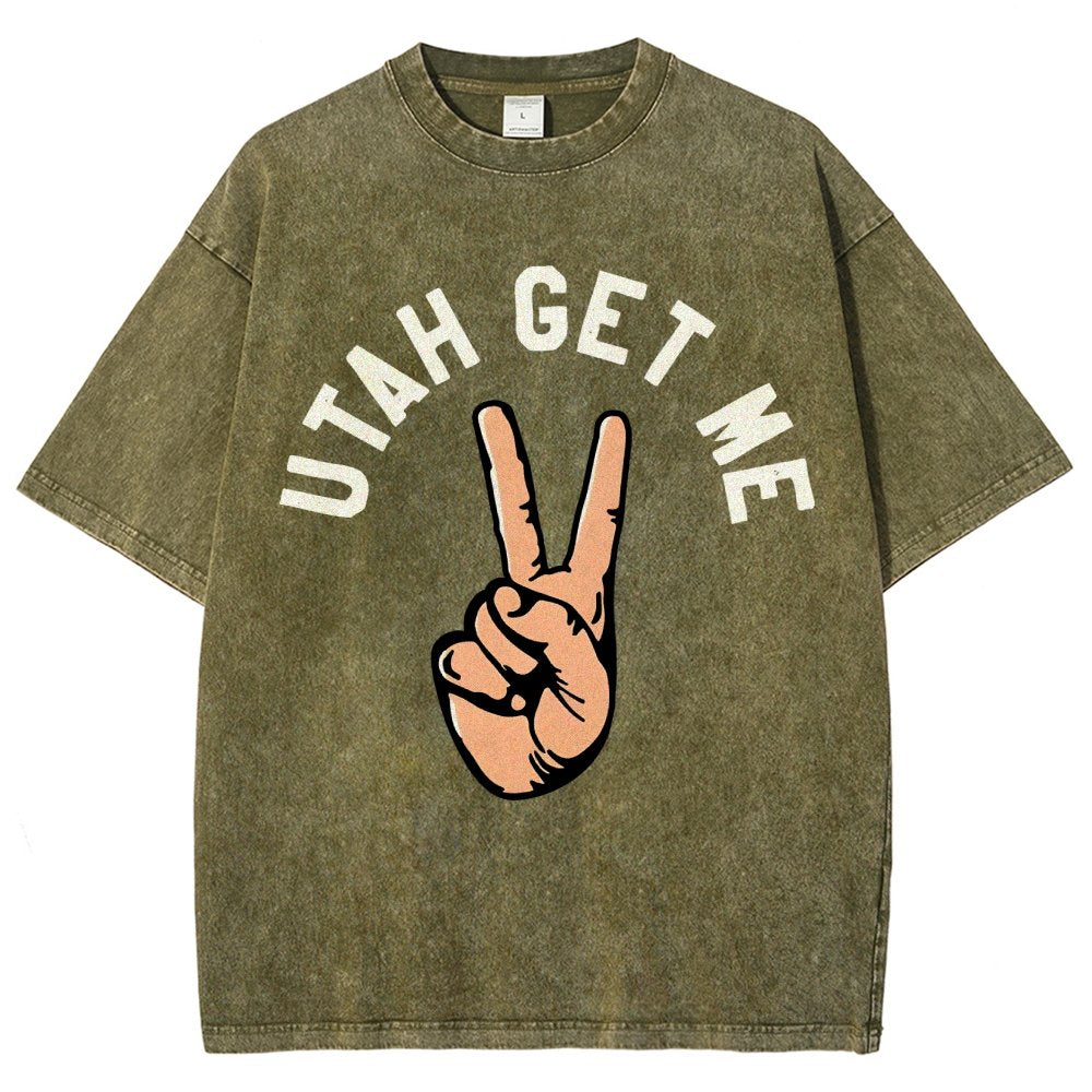 Utah Get Me Two Vintage Distressed T-shirt