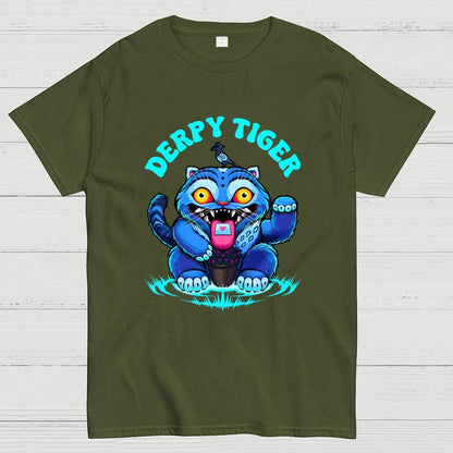 Derpy Tiger Geek T-Shirt