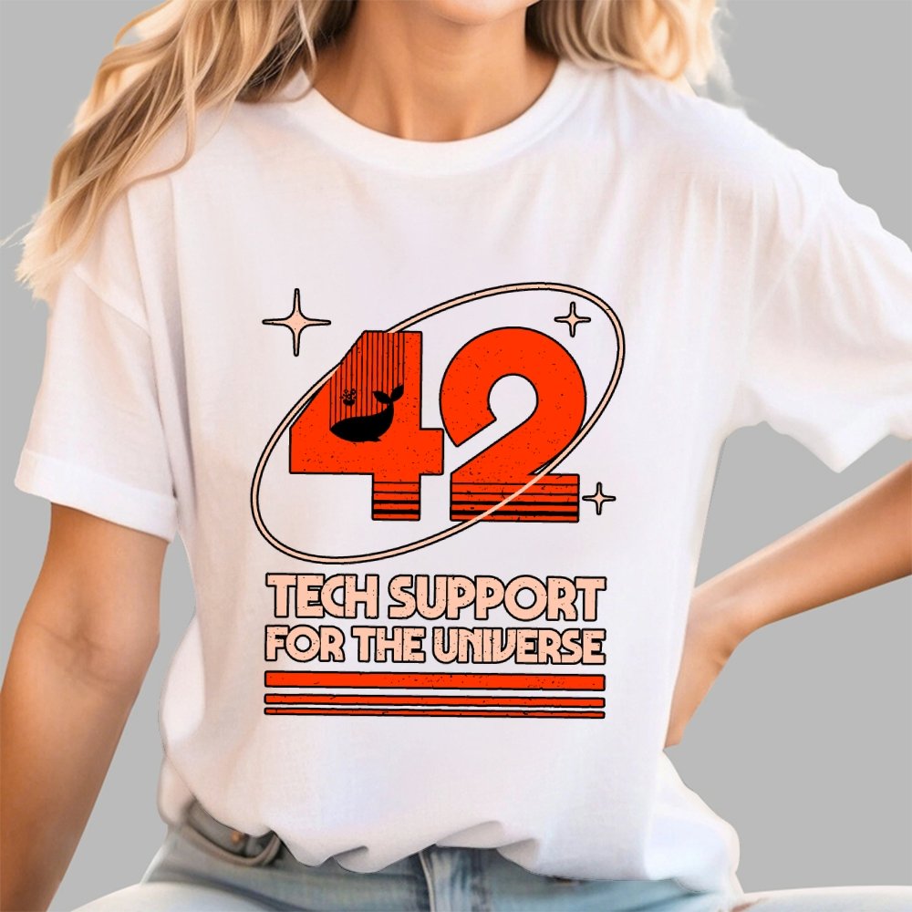 42 Tech Support for the Universe Geek T-Shirt