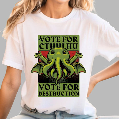 Vote For Destruction Geek T-Shirt
