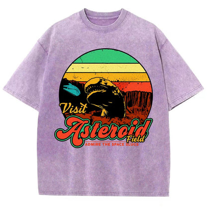 Visit Asteroid Admire The Space Slugs Vintage Distressed T-shirt