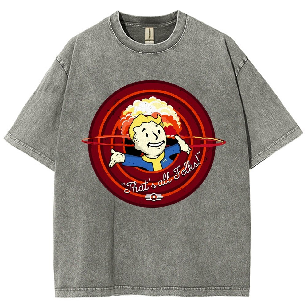 That's all folks Vintage Distressed T-shirt