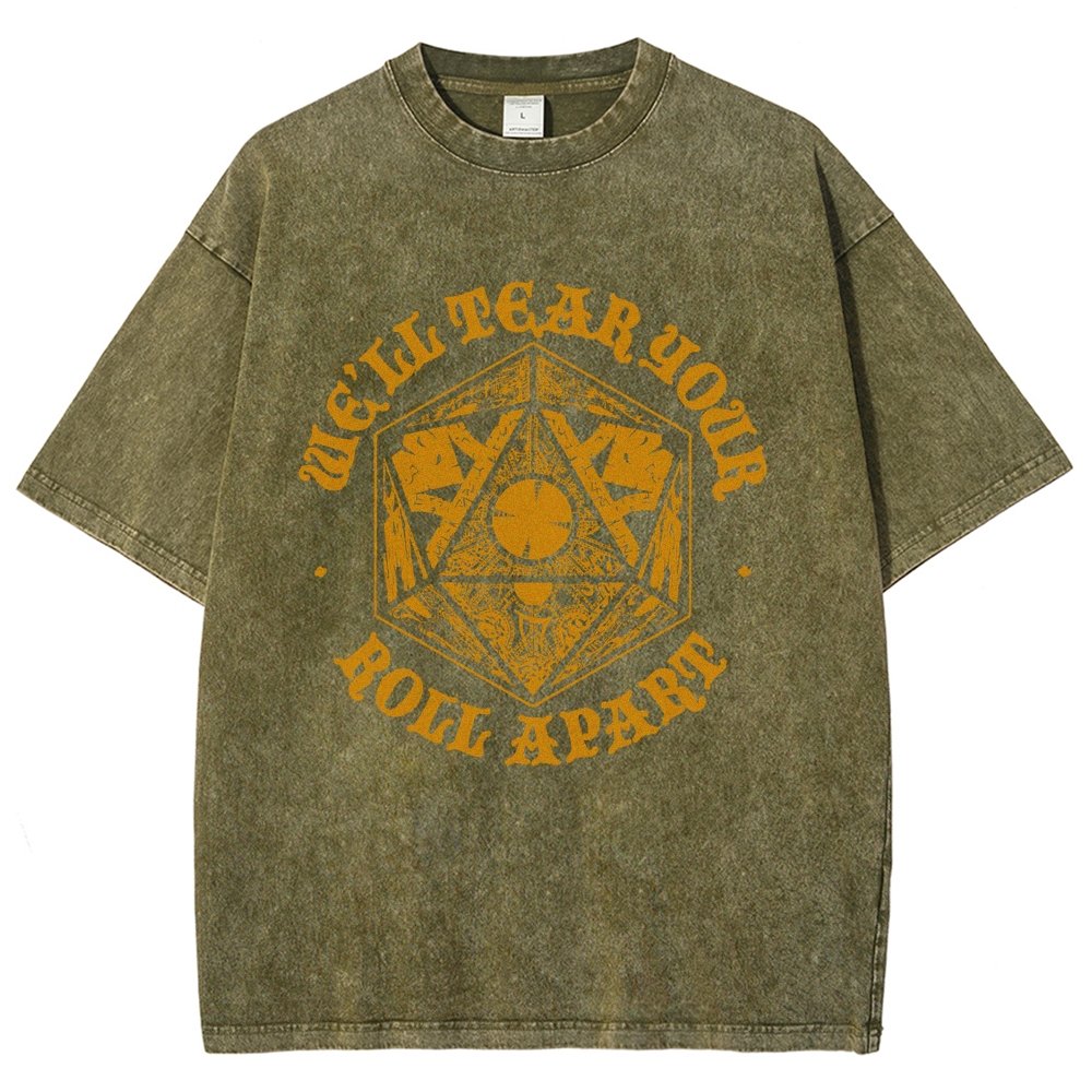 Lament D20 Vintage Distressed T-shirt