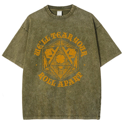 Lament D20 Vintage Distressed T-shirt