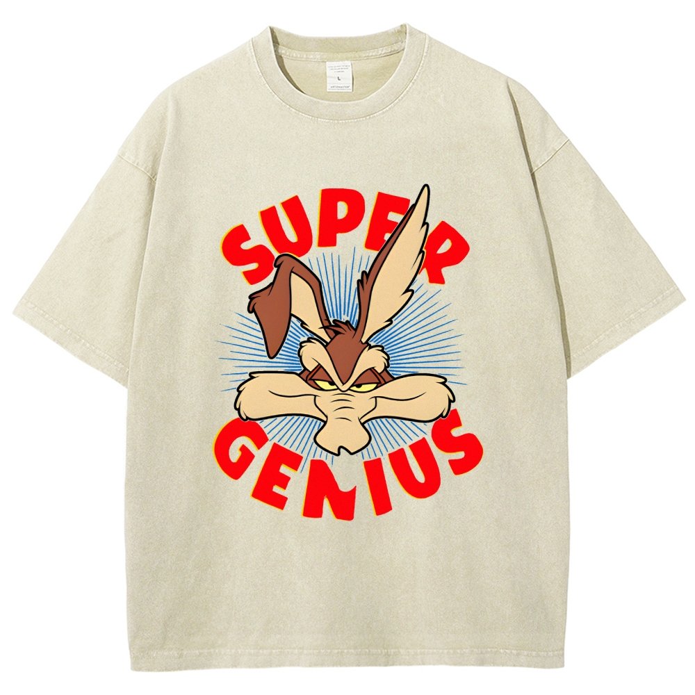 Super Genius Vintage Distressed T-shirt