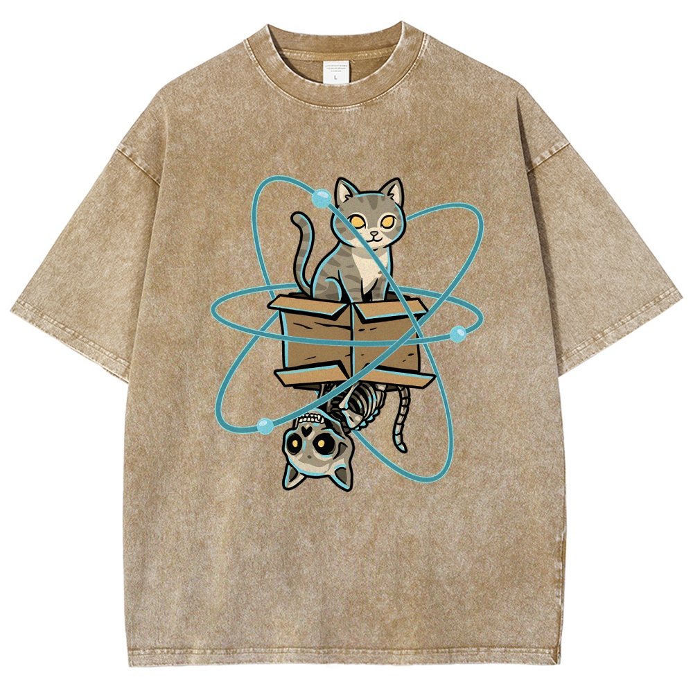 Schrodinger's Pet Vintage Distressed T-shirt