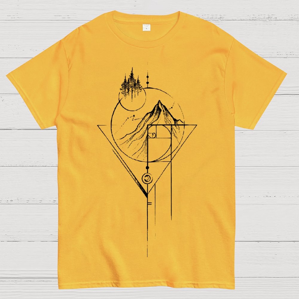 White Fibonacci Unisex Geek T-Shirt
