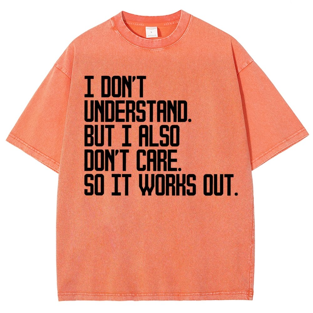 I Don't Understand Vintage Distressed T-shirt