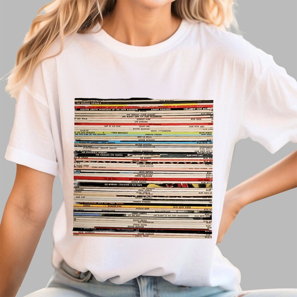 Vintage Vinyl Records Unisex Geek T-Shirt