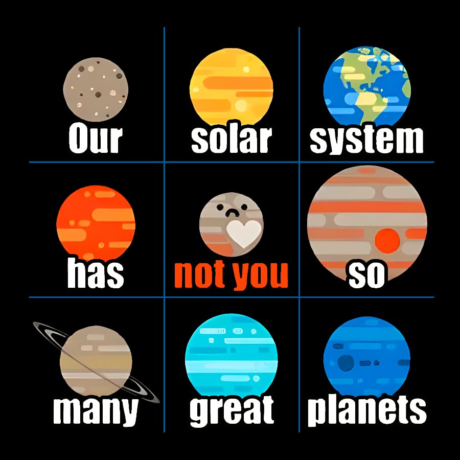 Not You, Pluto Nerd Geek T-Shirt