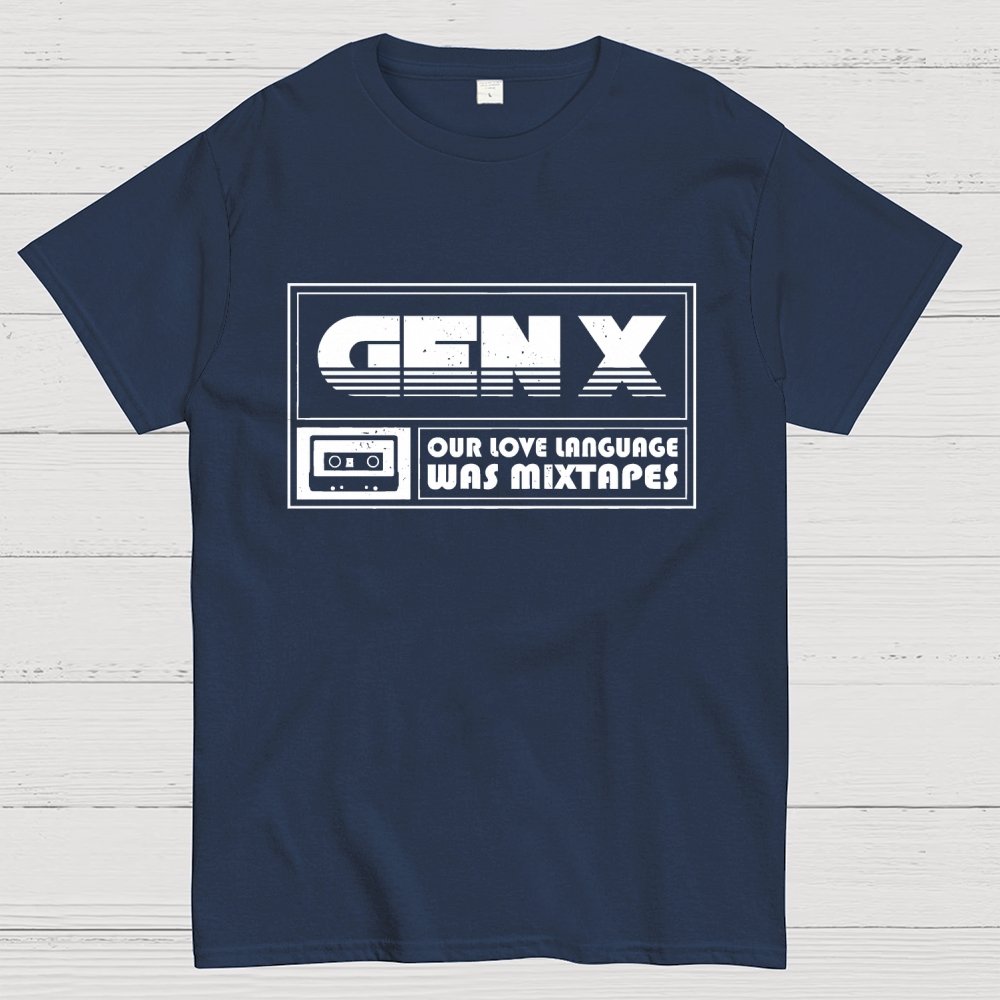 Gen X – Cassette Lover Geek T-Shirt