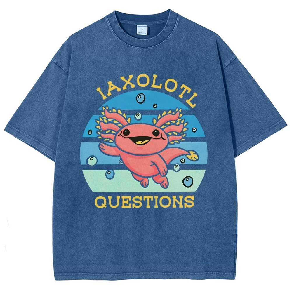 I axolotl questions Vintage Distressed T-shirt