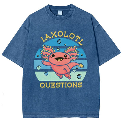 I axolotl questions Vintage Distressed T-shirt