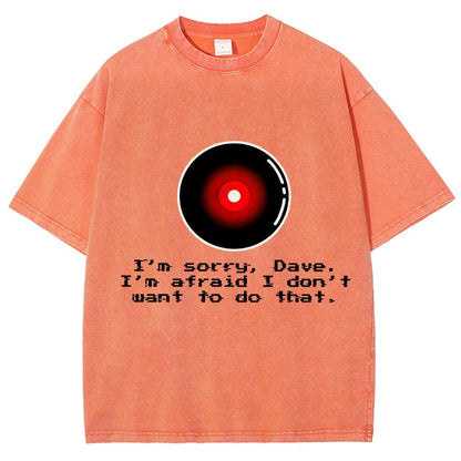 An Introvert's Odyssey I‘m sorry dave Vintage Distressed T-shirt