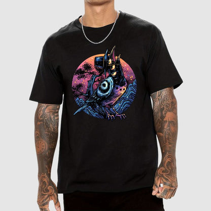 Crow from the underworld Unisex Geek T-Shirt