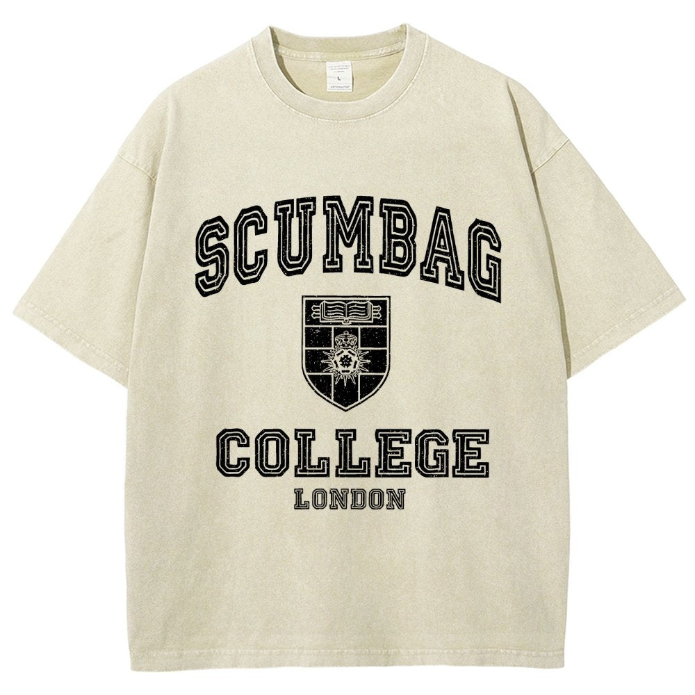 Scumbag College Vintage Distressed T-shirt