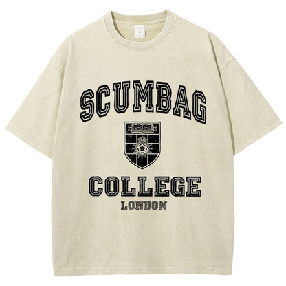 Scumbag College Vintage Distressed T-shirt