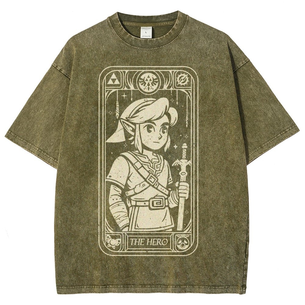 The New Tarot Hero Vintage Distressed T-shirt