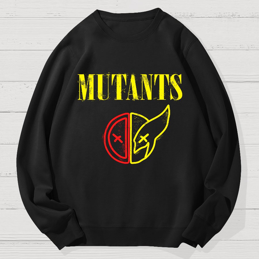Mutants Band Geek Cotton Sweatshirt