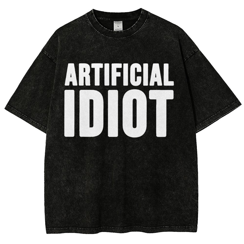 Artificial Idiot Vintage Distressed T-shirt