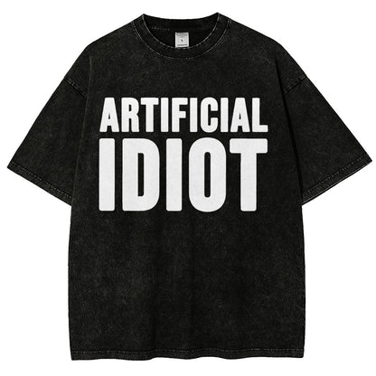 Artificial Idiot Vintage Distressed T-shirt